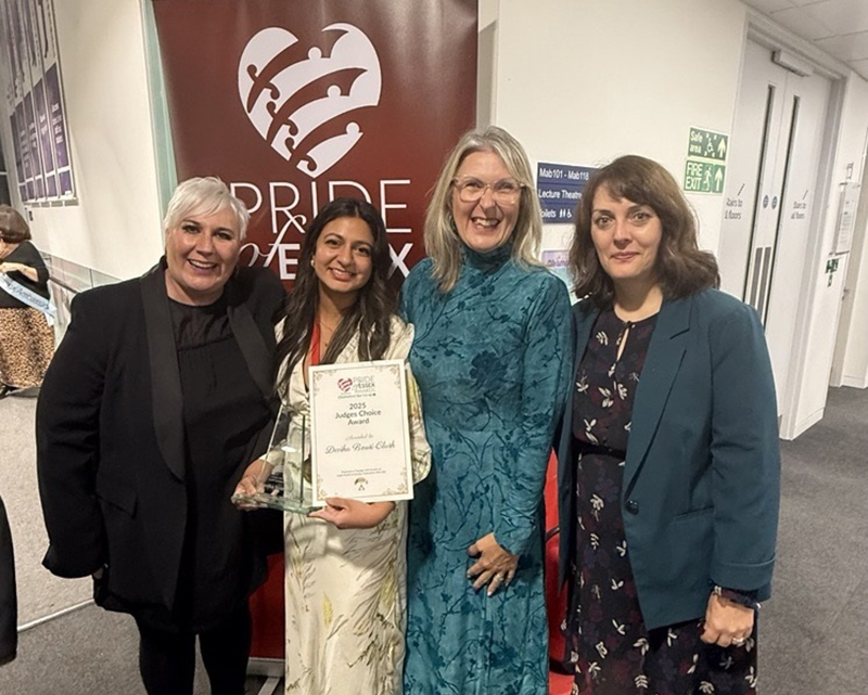 Chelmsford College Coach Wins Pride of Essex Award!